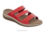 mx Orthofeet mujer Sáhara sandalias rojo 8J2623