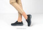 mx Orthofeet mujer solero zapatos casuales negro 8J2697 - Image 2