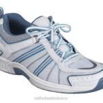 mx Orthofeet mujer tahoe sin corbata zapatillas azul 8J2667
