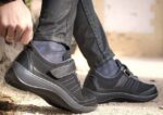 mx Orthofeet mujer tejido elástico brisa zapatos casuales negro 8J2695 - Image 2