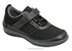 mx Orthofeet mujer tejido elástico brisa zapatos casuales negro 8J2695