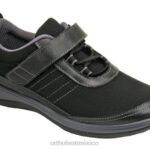 mx Orthofeet mujer tejido elástico brisa zapatos casuales negro 8J2695