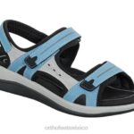 mx Orthofeet mujer Venecia sandalias azul 8J263