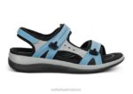 mx Orthofeet mujer Venecia sandalias azul 8J263 - Image 3