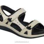 mx Orthofeet mujer Venecia sandalias hueso 8J264