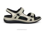 mx Orthofeet mujer Venecia sandalias hueso 8J264 - Image 3