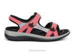 mx Orthofeet mujer Venecia sandalias rojo 8J262 - Image 3