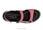 mx Orthofeet mujer Venecia sandalias rojo 8J262 - Image 4
