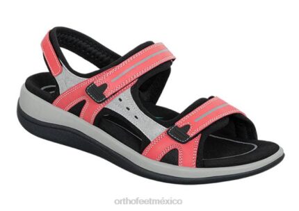 mx Orthofeet mujer Venecia sandalias rojo 8J262